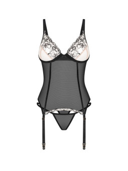 Vila blanes corset et string - Noirs