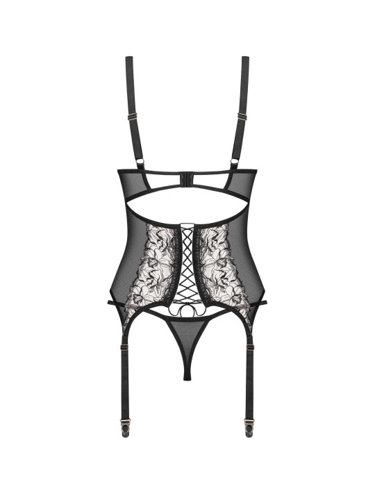 Vila blanes corset et string - Noirs