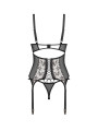 Vila blanes corset et string - Noirs