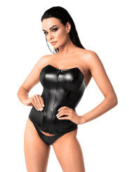 F334 Corset mysteria noir