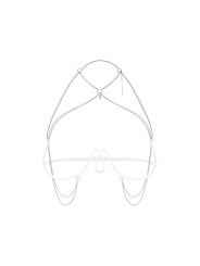 Lustique harnais soutien-gorge blanc PREMIUM