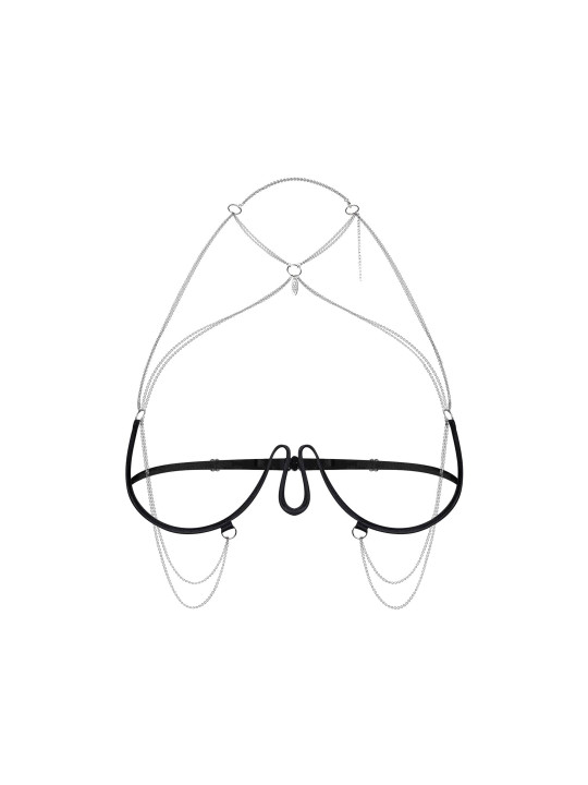 Lustique harnais soutien-gorge noir PREMIUM