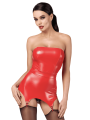F368 Bombshell Corset porte jarretelles rouge féroce