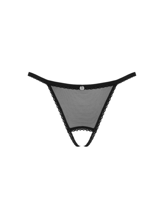 Celia string ouvert noir