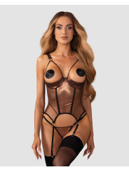 Soranna corset et string ouverts