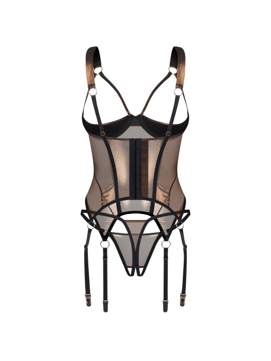 Soranna corset et string ouverts