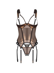 Soranna corset et string ouverts