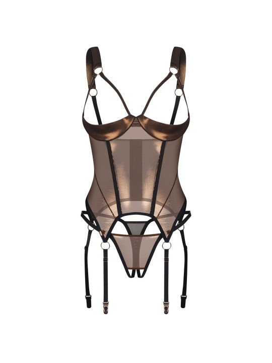 Soranna corset et string ouverts