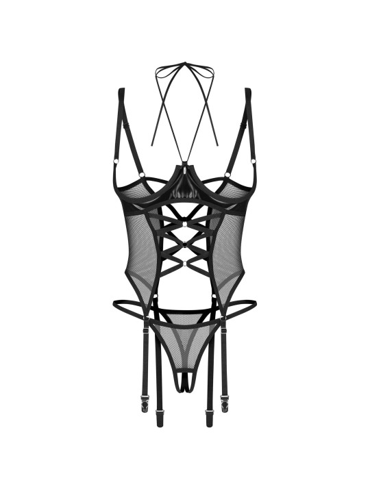 Dominna corset et string ouverts