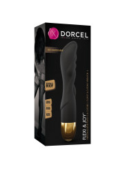 Vibromasseur Dorcel Flexi et Joy - Noir et Or