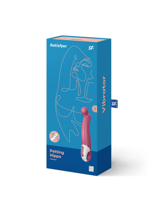 Vibromasseur Satisfyer Vibes Petting Hippo - Rose