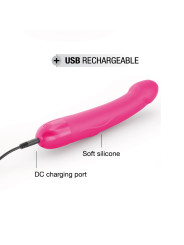 Vibromasseur Real Vibration M 22 cm 2.0 - Rose