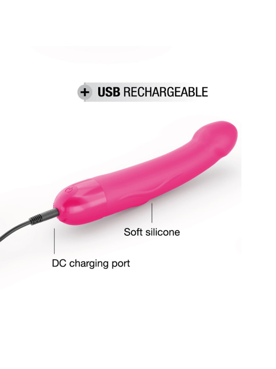 Vibromasseur Real Vibration M 22 cm 2.0 - Rose