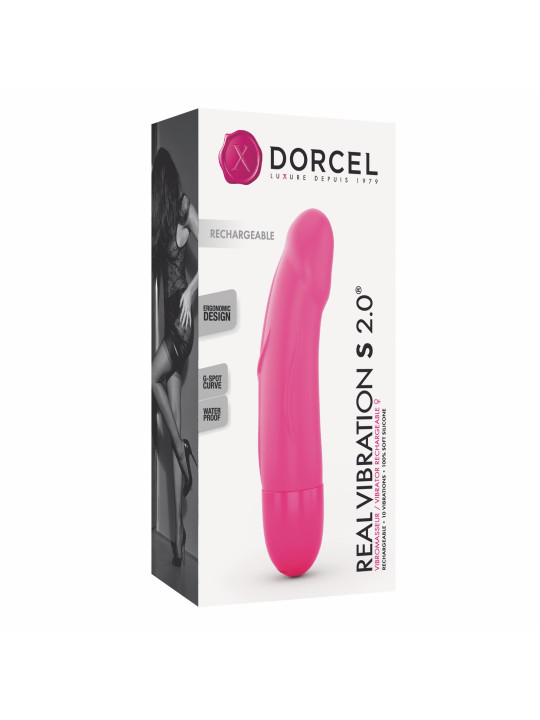 Vibromasseur Real Vibration S 16 cm 2.0 - Rose