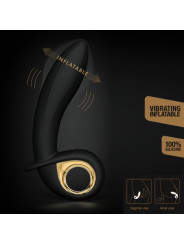 Vibromasseur gonflant Deep Expand - Noir et Or