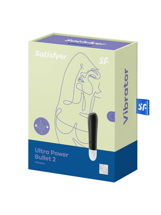 Ultra Power Bullet 2 - Noir Vibromasseur  Satisfyer