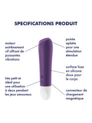 Ultra Power Bullet 2 - Violet Vibromasseur  Satisfyer