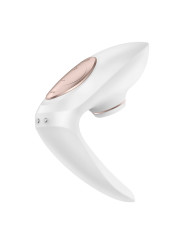 Pro 4 Couples - Blanc et Or rose Stimulateur vibromasseur Satisfyer