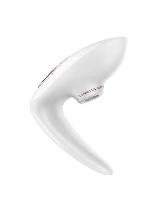 Pro 4 Couples - Blanc et Or rose Stimulateur vibromasseur Satisfyer