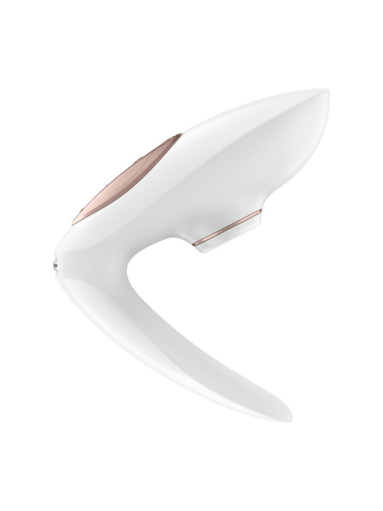 Pro 4 Couples - Blanc et Or rose Stimulateur vibromasseur Satisfyer