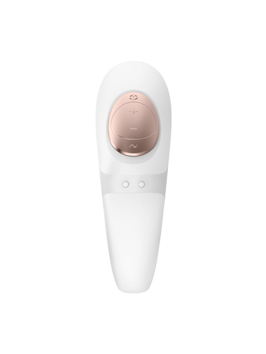 Pro 4 Couples - Blanc et Or rose Stimulateur vibromasseur Satisfyer