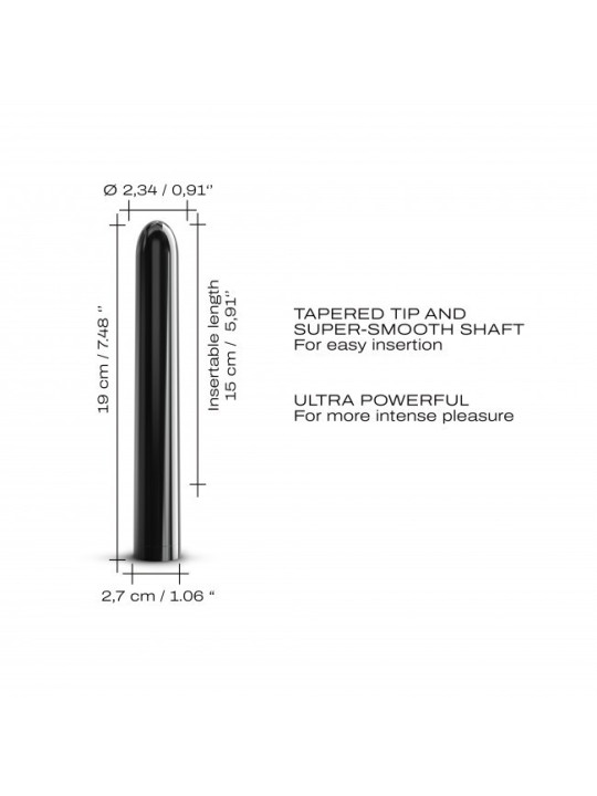 Vibromasseur Dorcel Black Muse 2.0 19 cm - Noir