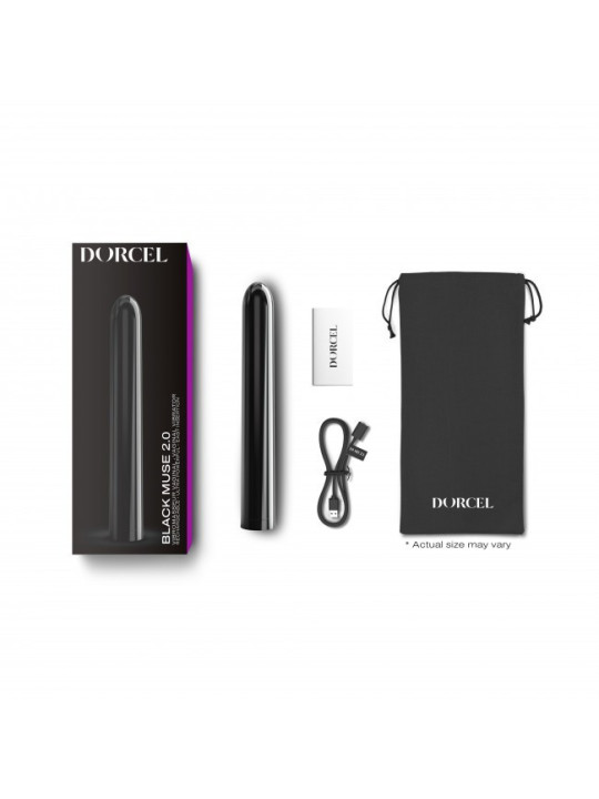Vibromasseur Dorcel Black Muse 2.0 19 cm - Noir