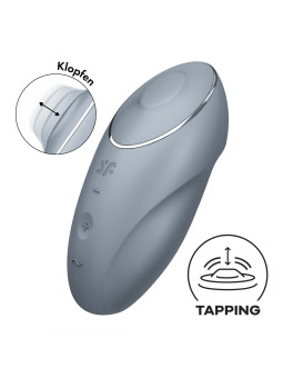 Tap and climax Satisfyer - Bleu/gris