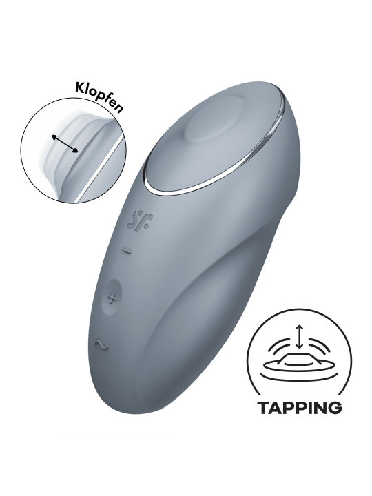Tap and climax Satisfyer - Bleu/gris