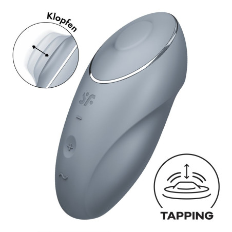 Tap and climax Satisfyer - Bleu/gris