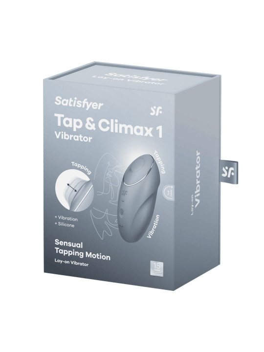 Tap and climax Satisfyer - Bleu/gris