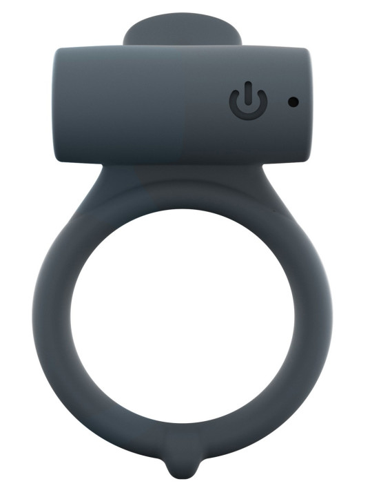 Cockring Vibrant Power Clit + - Noir