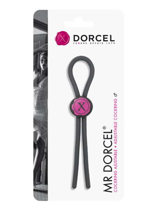 Cockring Lasso Ajustable - Noir