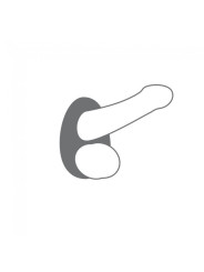 Cockring Liquid-soft ultra doux - Gris