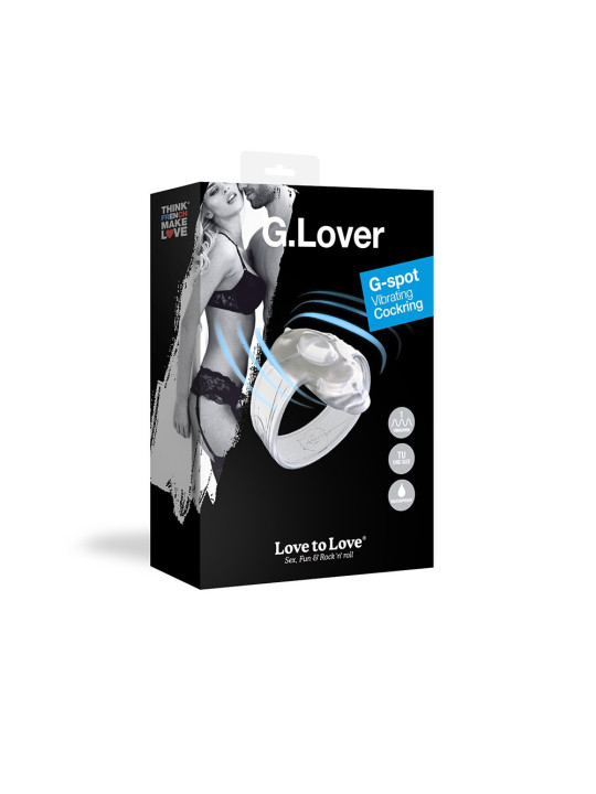 Cockring G-Lover L2L - Blanc