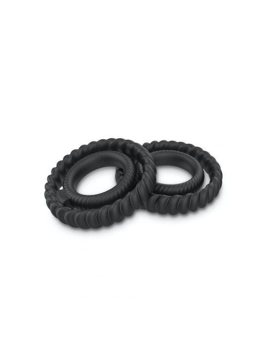 Cockring Dual ring Dorcel - Noir