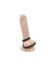 Cockring Dual ring Dorcel - Noir