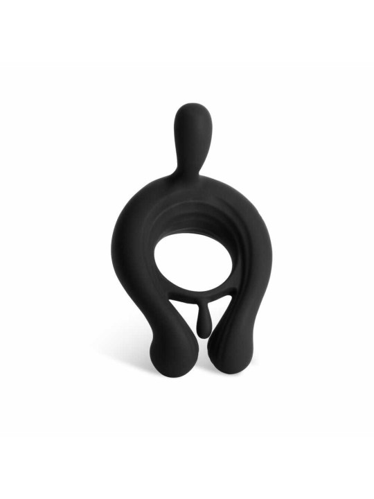 Kairos Anneau vibrant 3 points - Noir