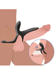 PLEASURE PIVOT Vibromasseur pour couples contrôlé par application - Noir