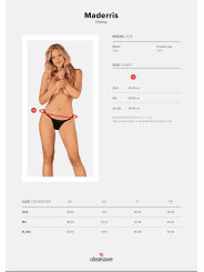 Maderris string - Noir