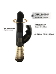 Vibromasseur Dorcel Baby Rabbit 21 cm 2.0 - Noir et Or
