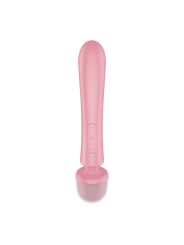 Triple lover Rabbit et Wand Satisfyer - Rose