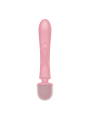Triple lover Rabbit et Wand Satisfyer - Rose