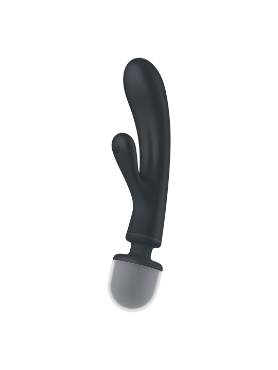 Triple lover Rabbit et Wand Satisfyer - Noir