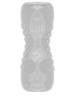 Masturbateur Dorcel Double OO 2 en 1 - Blanc