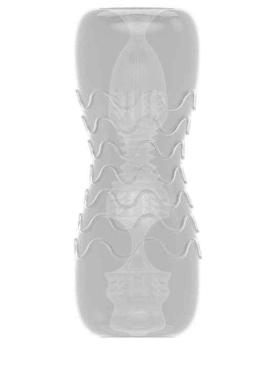 Masturbateur Dorcel Double OO 2 en 1 - Blanc