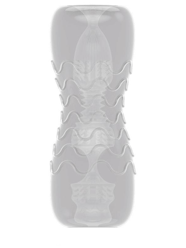 Masturbateur Dorcel Double OO 2 en 1 - Blanc