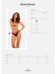 Donna Dream string - Noir