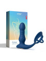 Cyrus - Vibromasseur de prostate va et vient contrôlé par application - Bleu