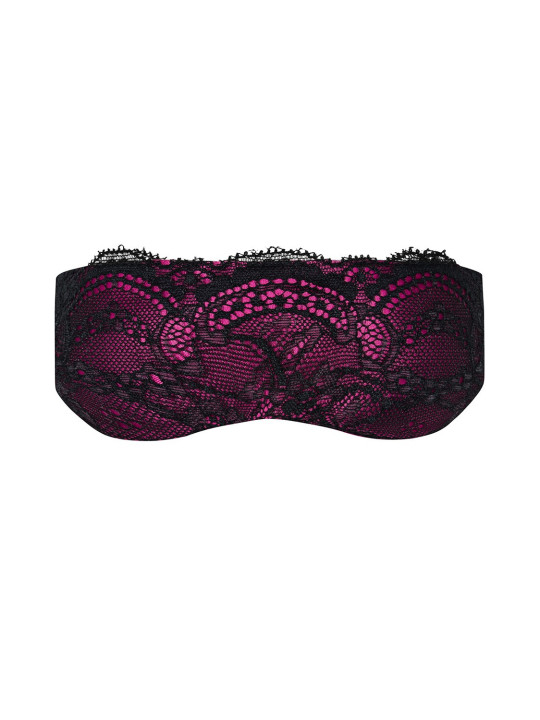 Roseberry Masque - Noir et Fuchsia